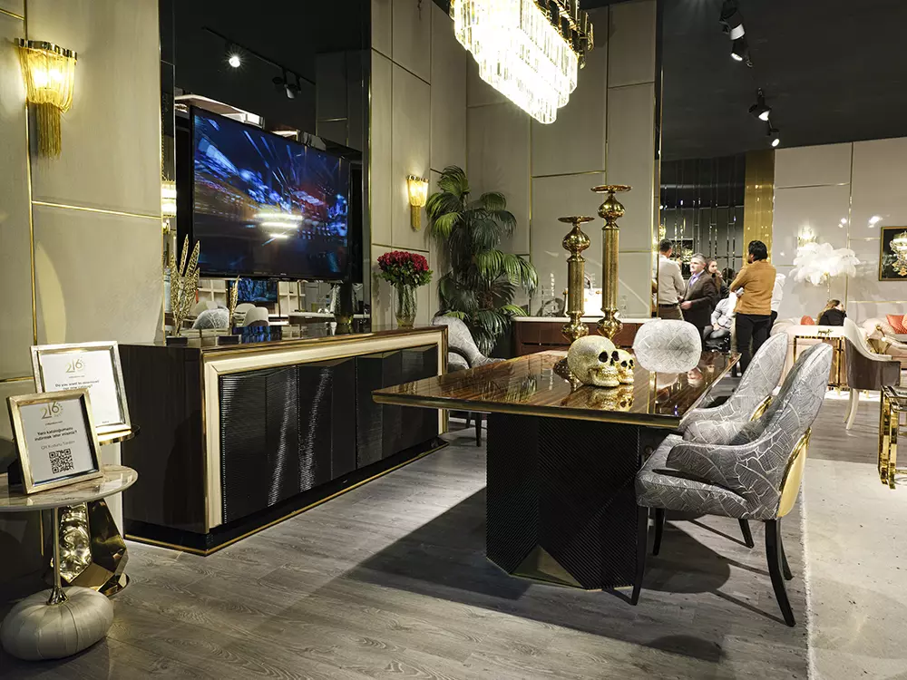 AQUA Dining Room, which is a partner of your delicious meals, comes to add a different atmosphere to your dining rooms.