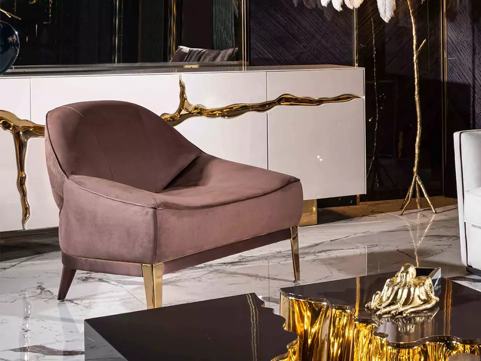 FALEZ Berjer adapts to the more elegant look and style of your home with its elegant style.