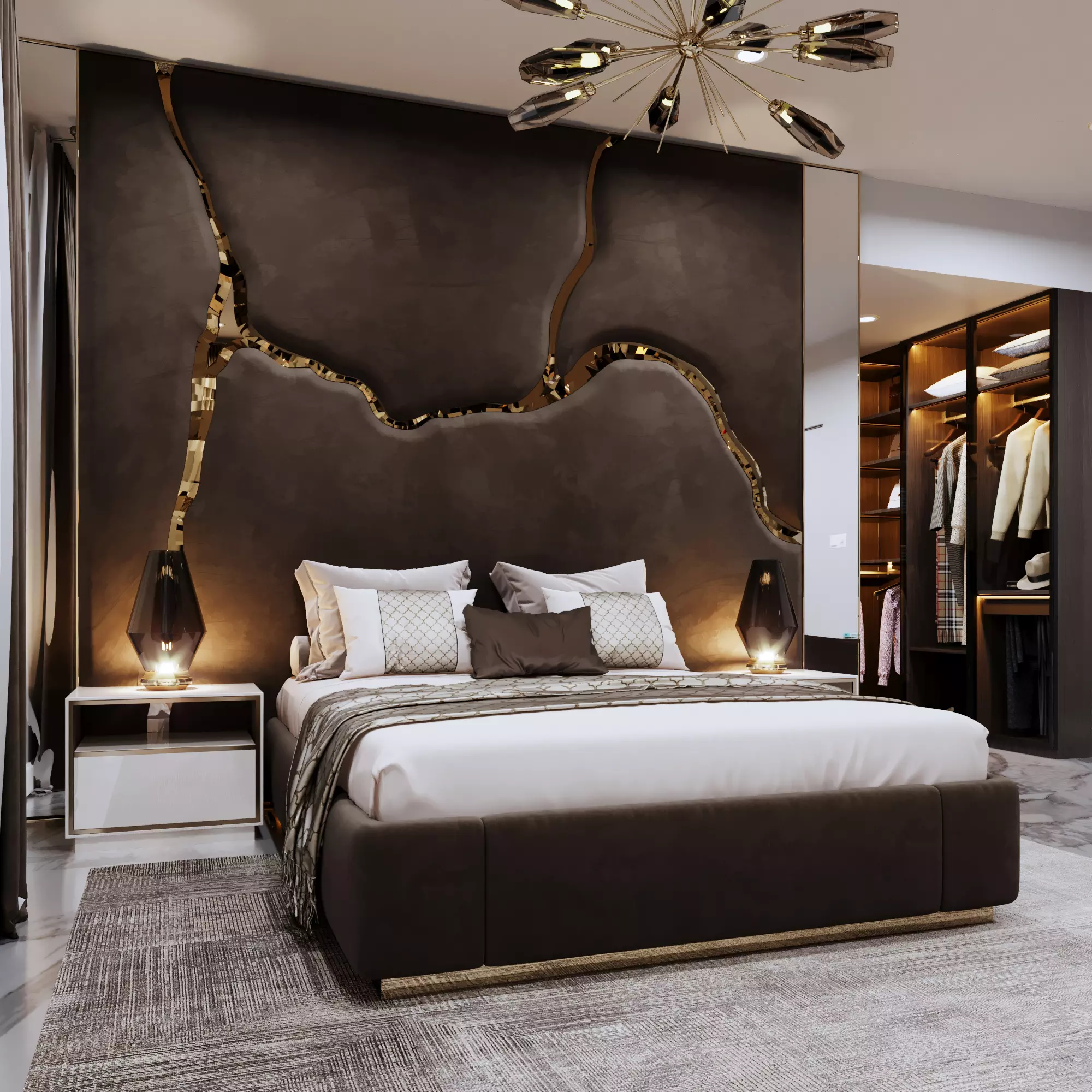 Relieve the tiredness of the day in the most special room of your home with the most comfortable FALEZ Bedroom.