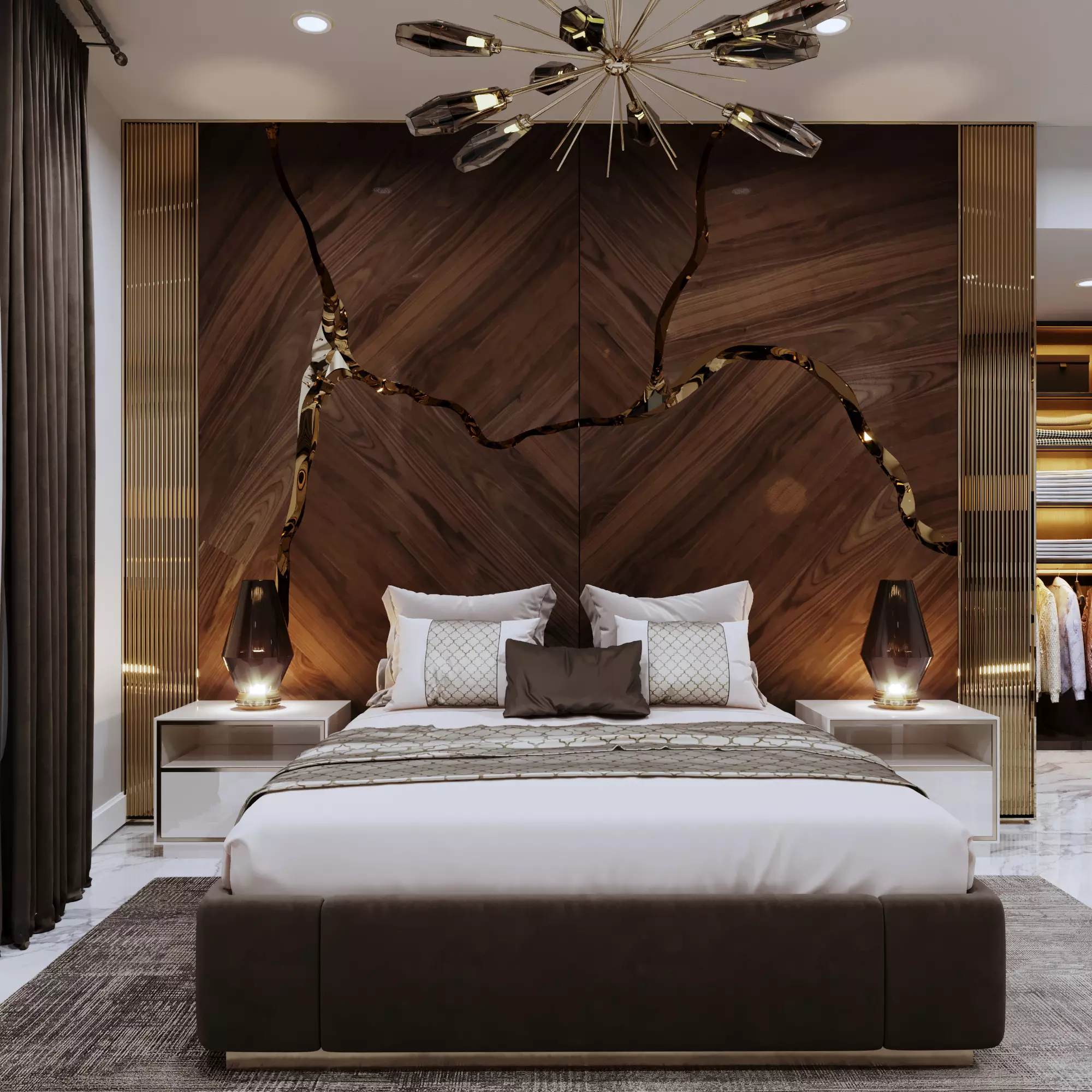 Relieve the tiredness of the day in the most special room of your home with the most comfortable FALEZ Bedroom.