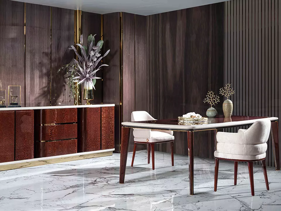 Enliven your delicious meals with GIO Dining Room Set, the favorite of the dining rooms.