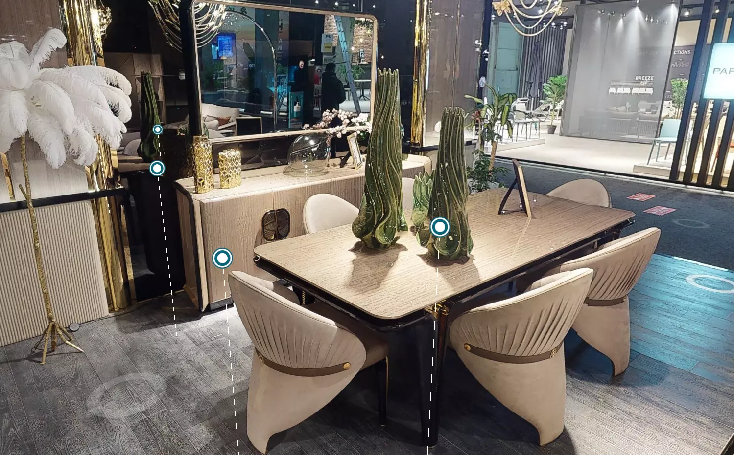 SQUARE Dining Room, which is a partner of your delicious meals, comes to add a different atmosphere to your dining rooms.