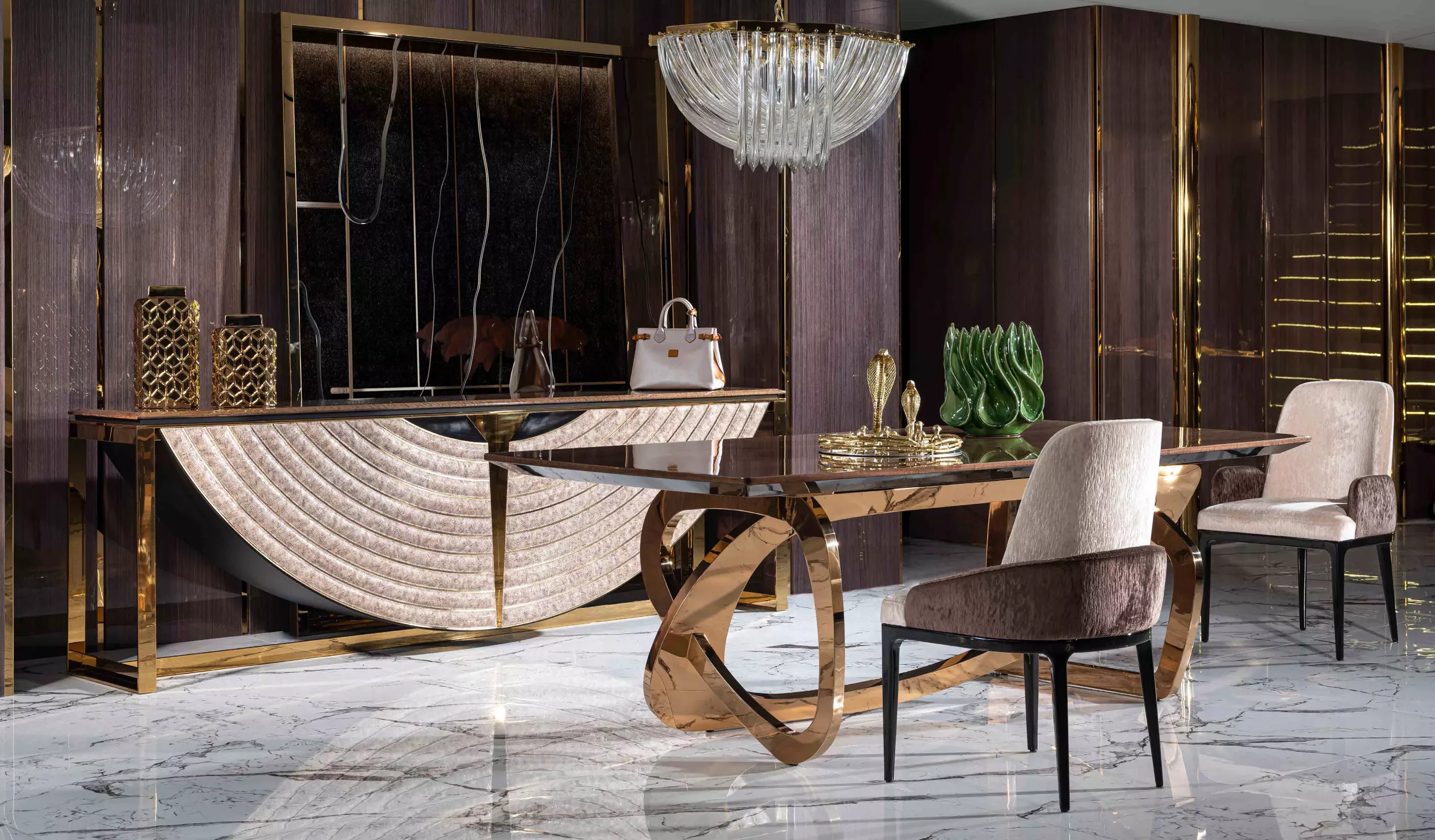 VOYAGE Dining Room, which has fascinating colors, will open your appetite with its elegance.